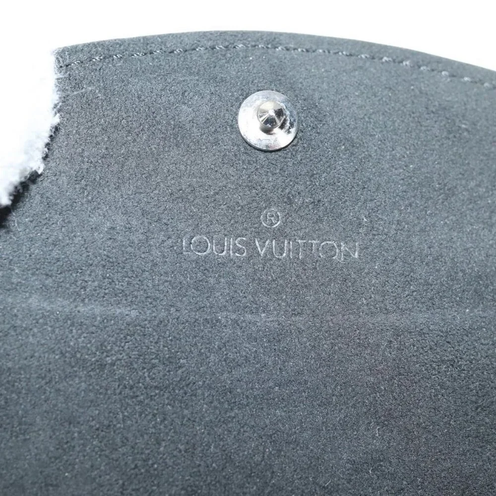 LOUIS VUITTON Damier Graphite Cuff Case Cufflinks M66948 LV Auth 143486V